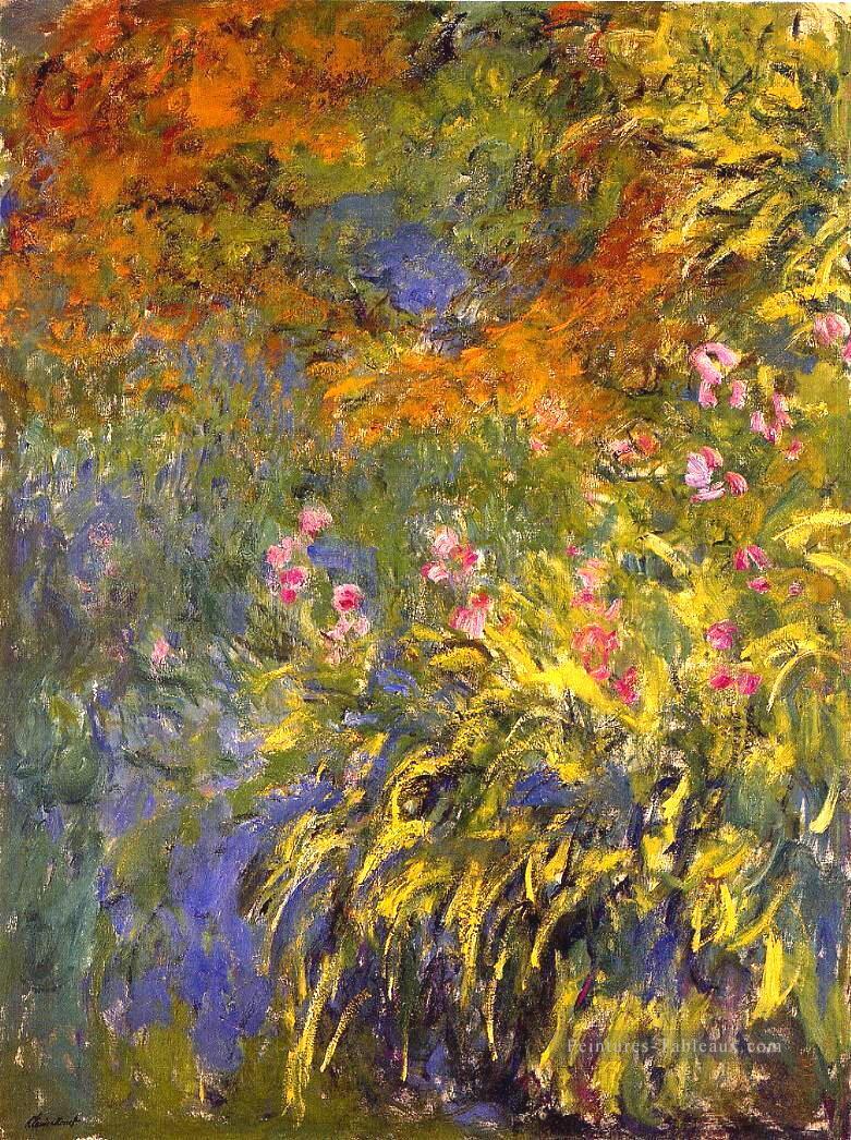 Iris Claude Monet Fleurs impressionnistes Peintures à l'huile